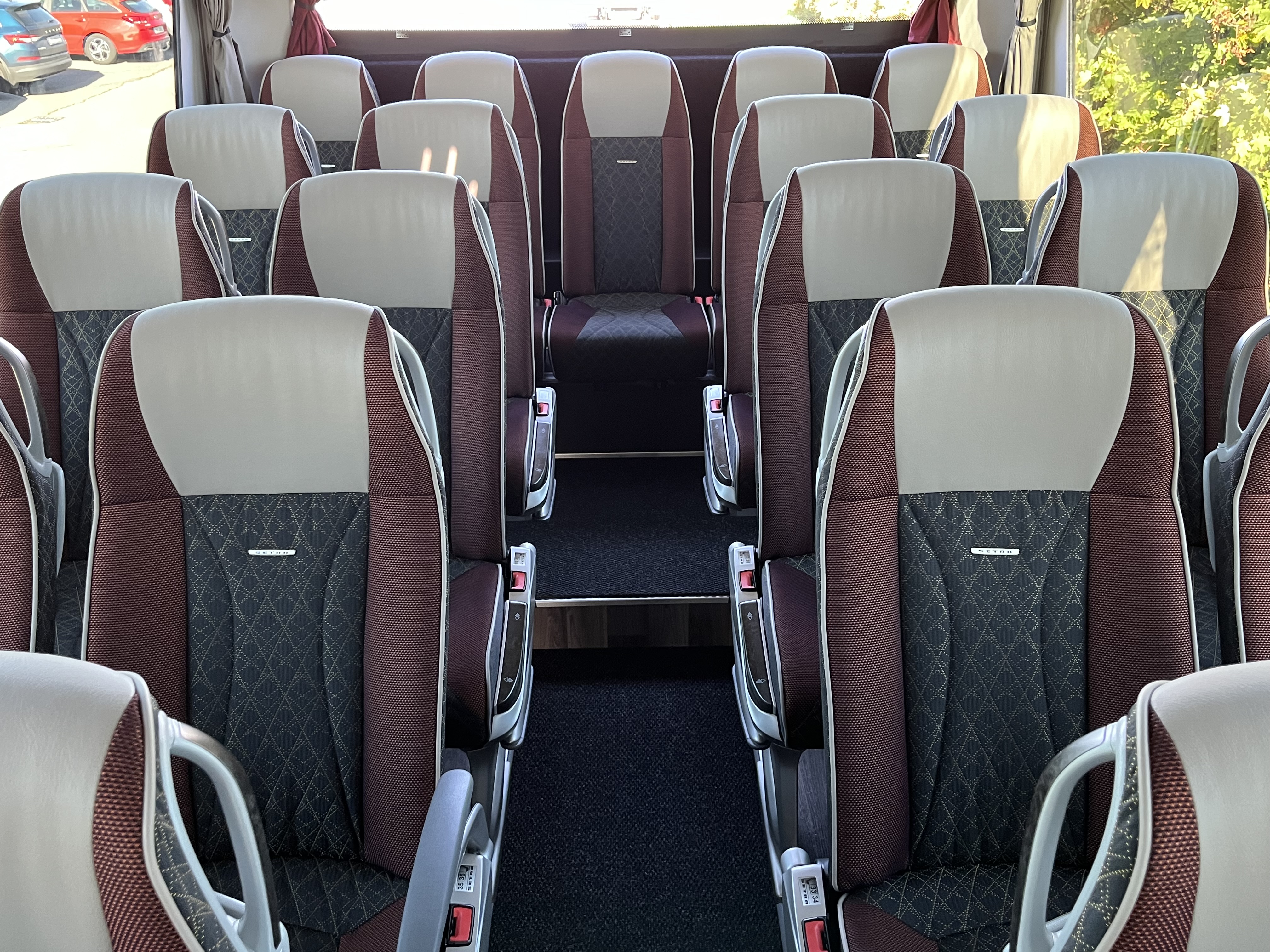 Interier autobusu HS bussi